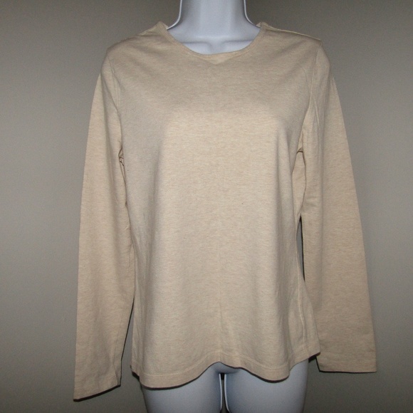 Telluride Clothing Company Cream long Sleeve Top M - Picture 5 of 6